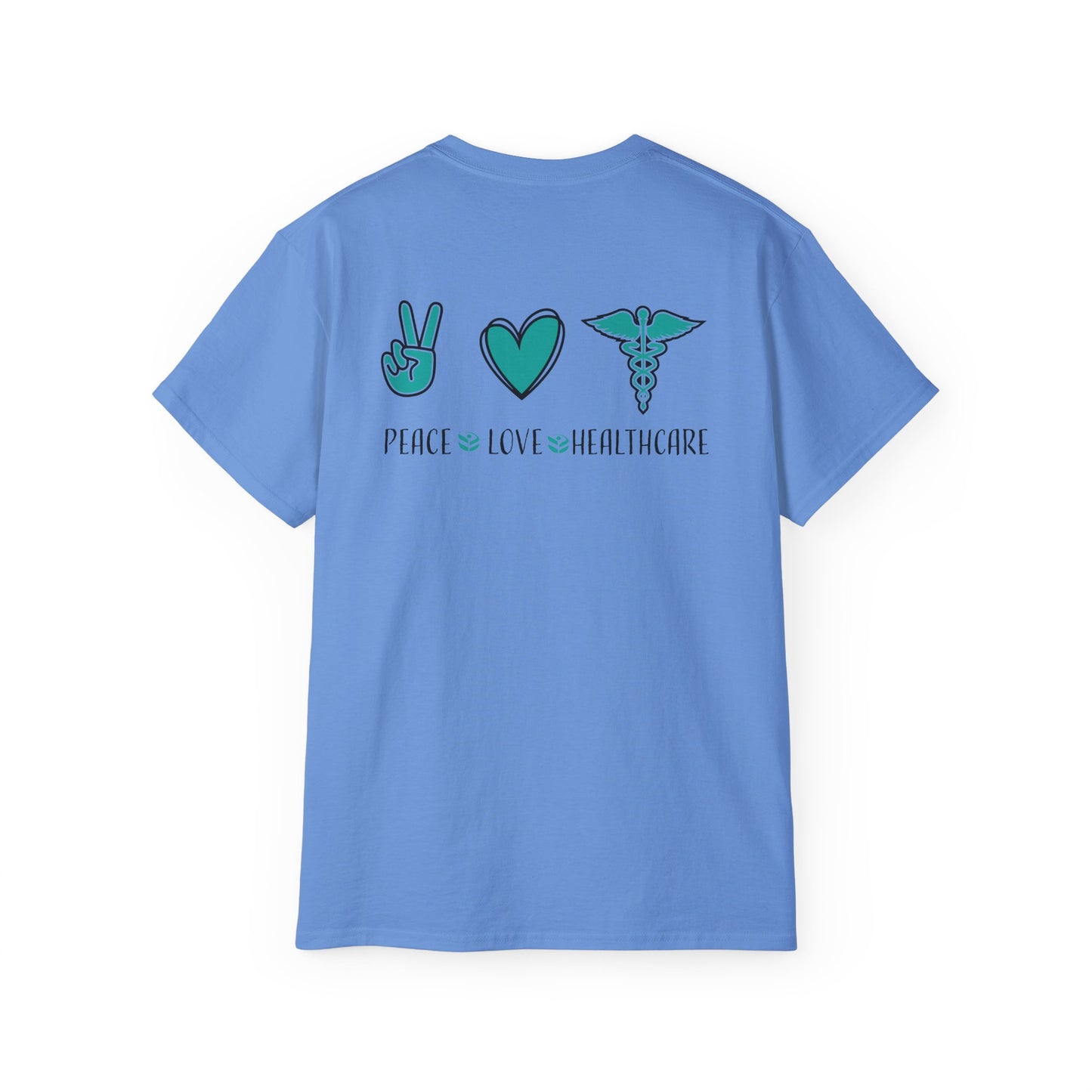 URGENT CARE (Peace, Love & Healthcare) Short Sleeve T-Shirt