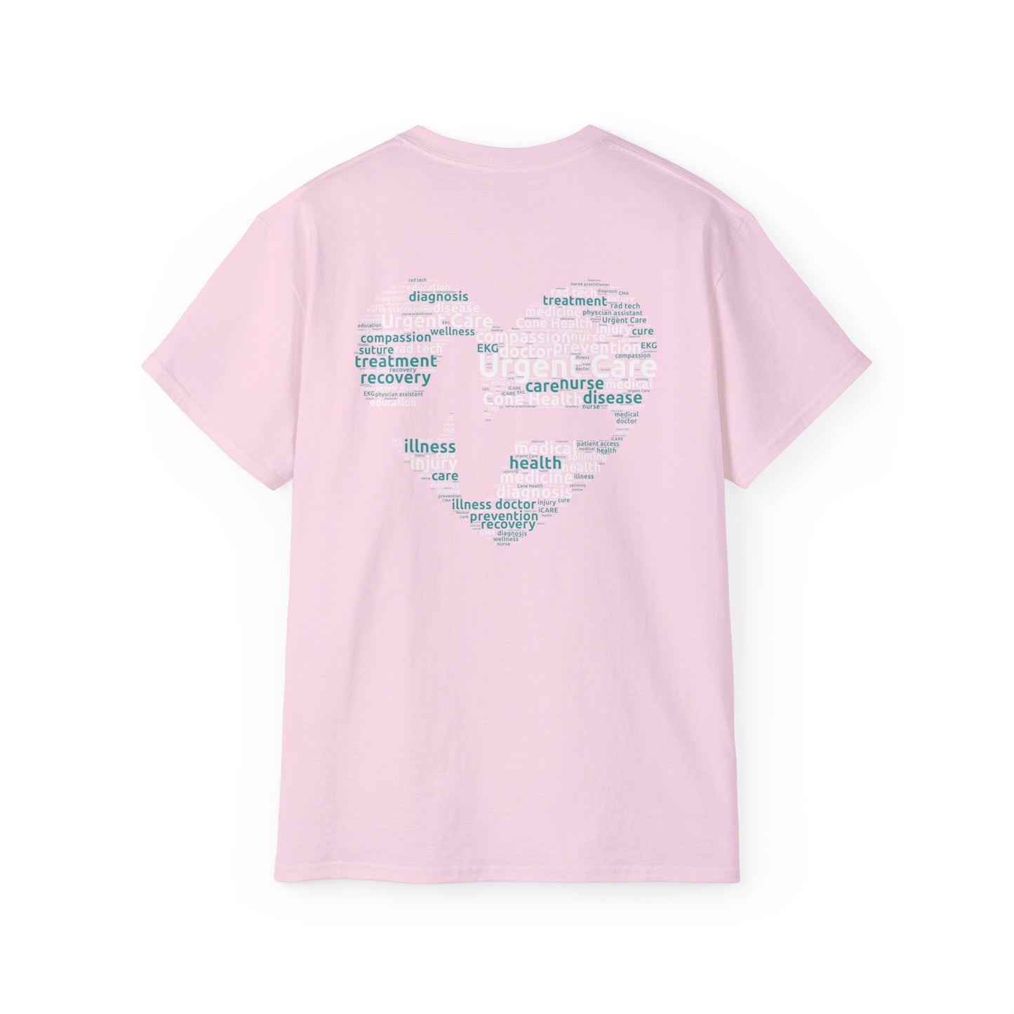 URGENT CARE (Word Heart) Short Sleeve T-Shirt