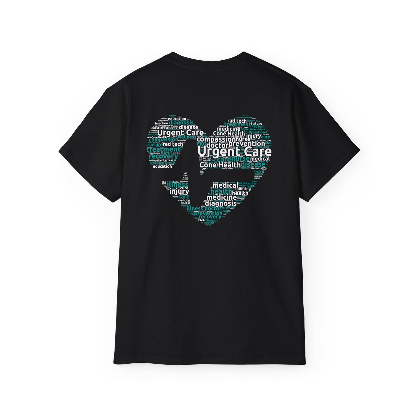 URGENT CARE (Word Heart) Short Sleeve T-Shirt