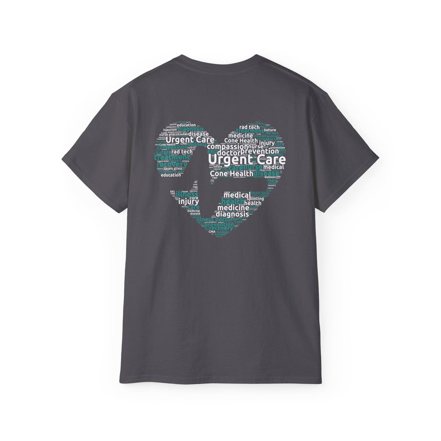 URGENT CARE (Word Heart) Short Sleeve T-Shirt