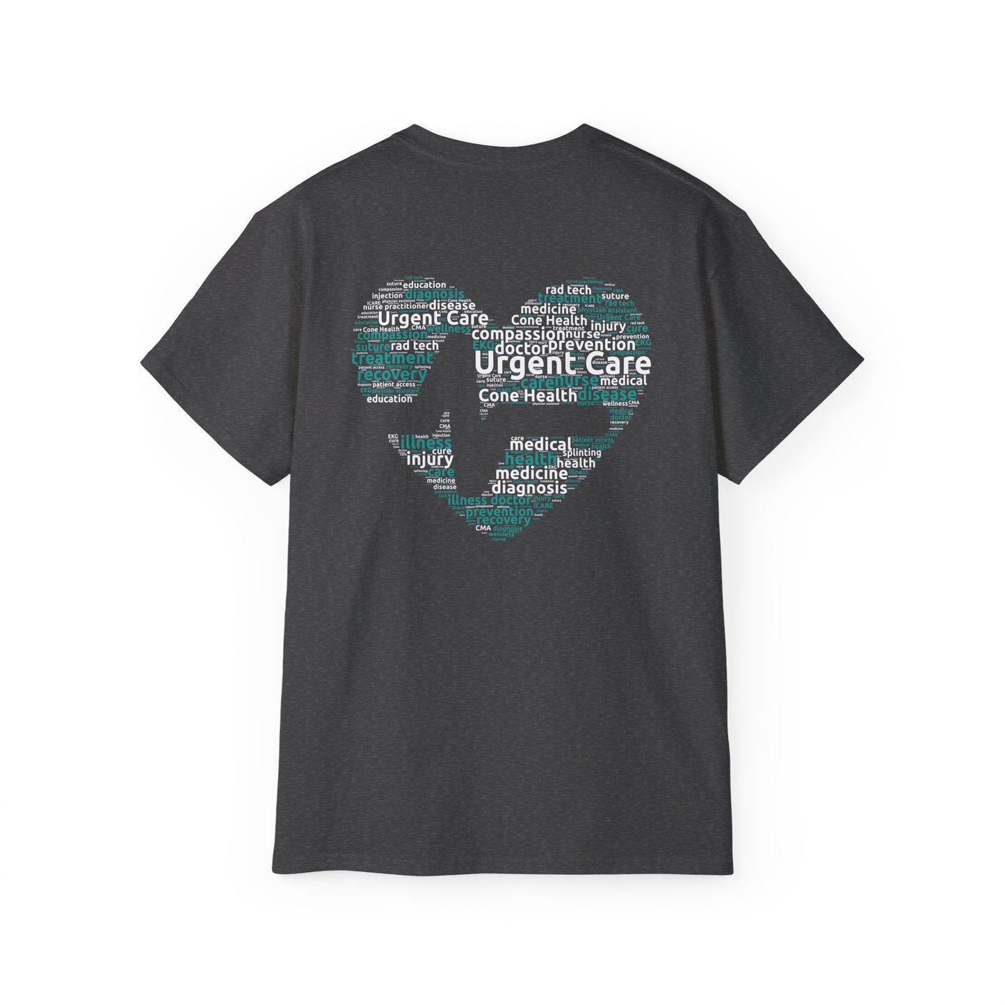 URGENT CARE (Word Heart) Short Sleeve T-Shirt