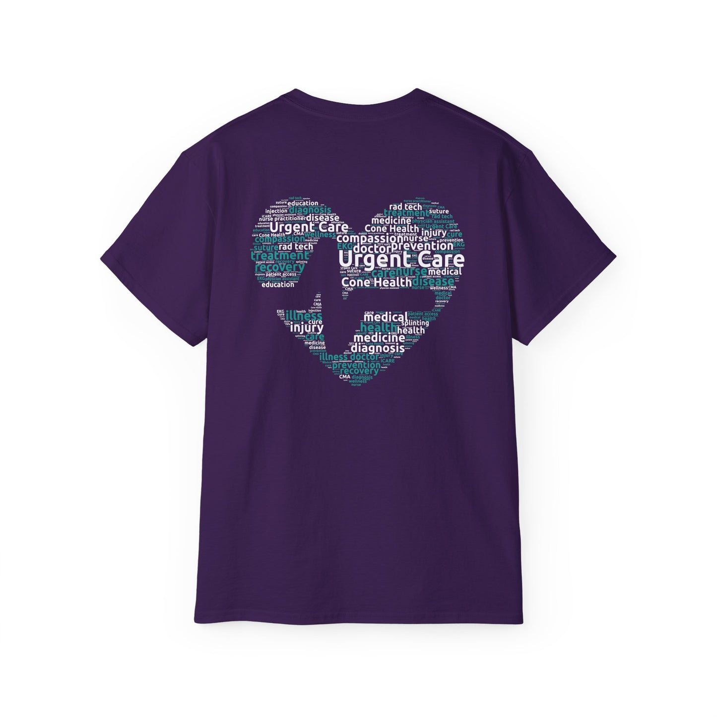 URGENT CARE (Word Heart) Short Sleeve T-Shirt