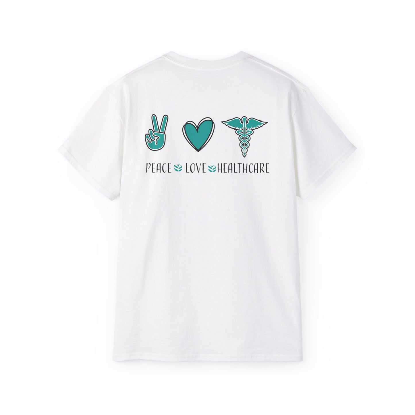 URGENT CARE (Peace, Love & Healthcare) Short Sleeve T-Shirt