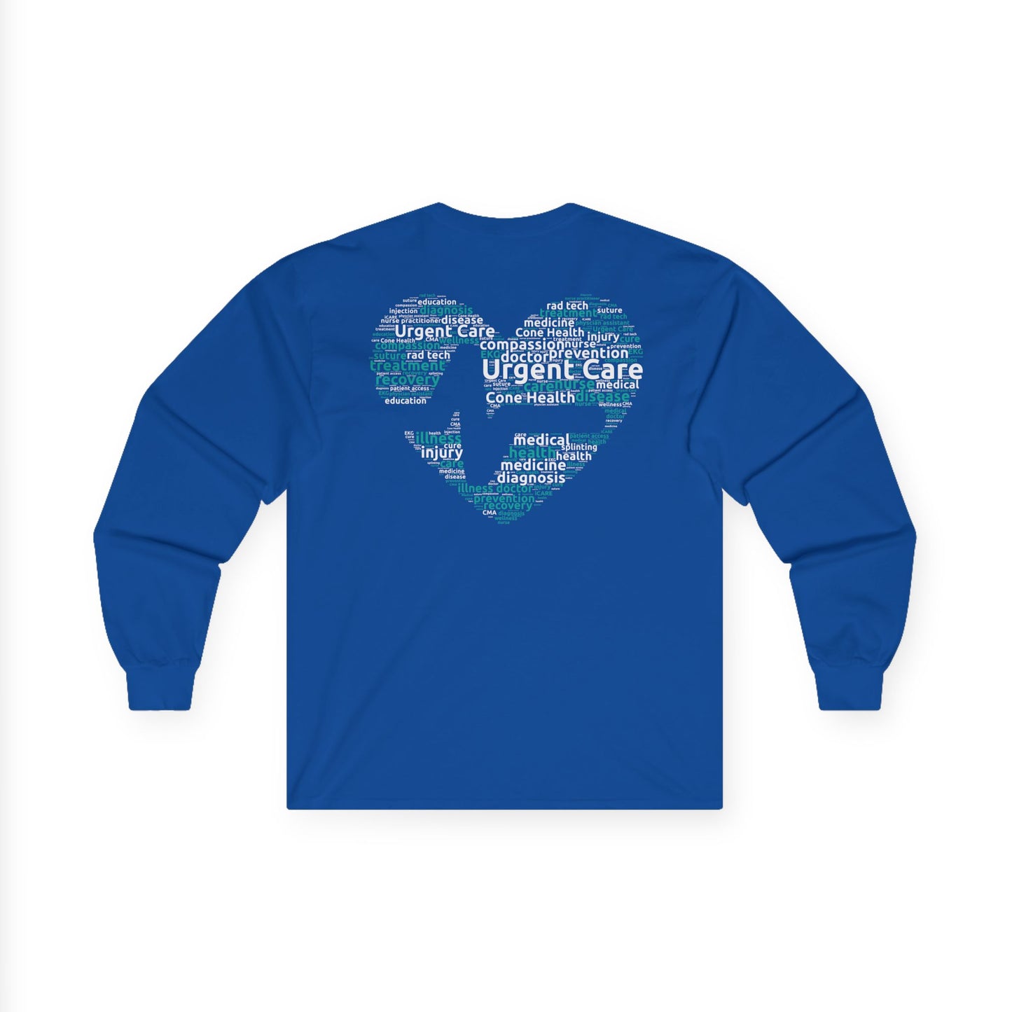 URGENT CARE (Word Heart) Long Sleeve T-Shirt