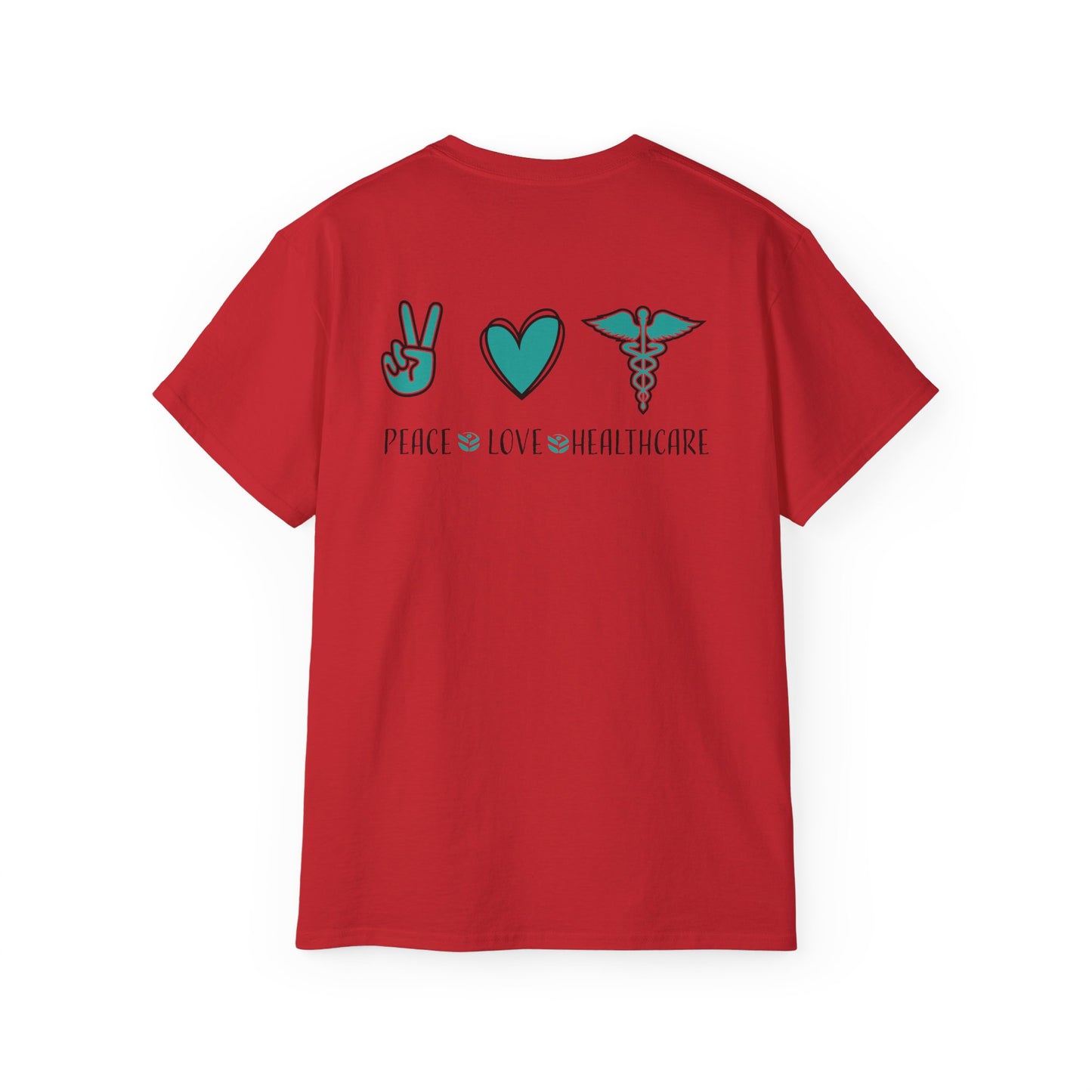 URGENT CARE (Peace, Love & Healthcare) Short Sleeve T-Shirt