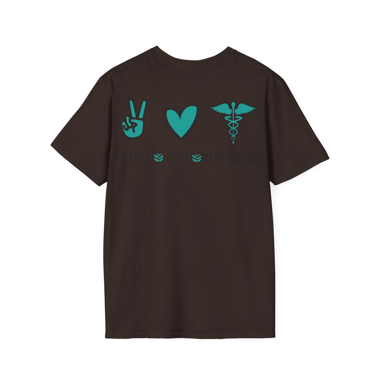 URGENT CARE (Peace, Love & Healthcare) Unisex Softstyle T-Shirt