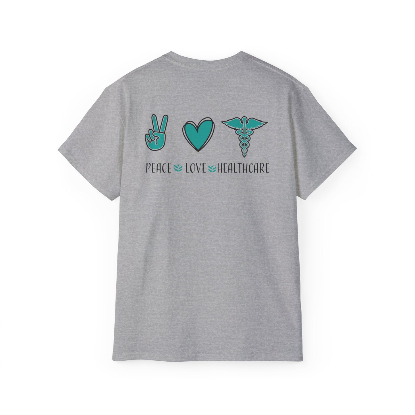 URGENT CARE (Peace, Love & Healthcare) Short Sleeve T-Shirt