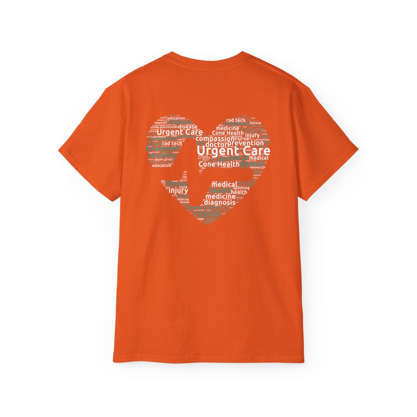 URGENT CARE (Word Heart) Short Sleeve T-Shirt