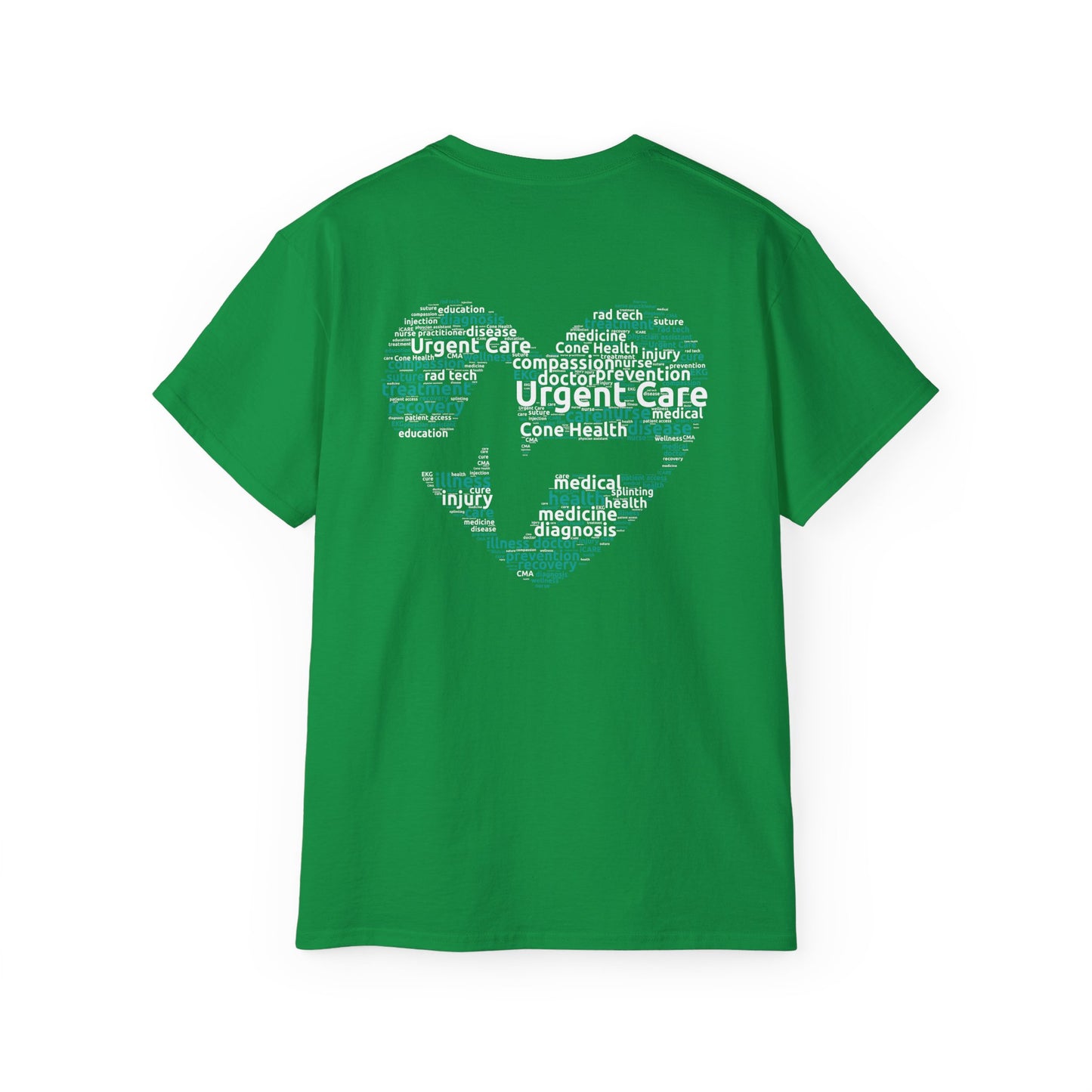 URGENT CARE (Word Heart) Short Sleeve T-Shirt