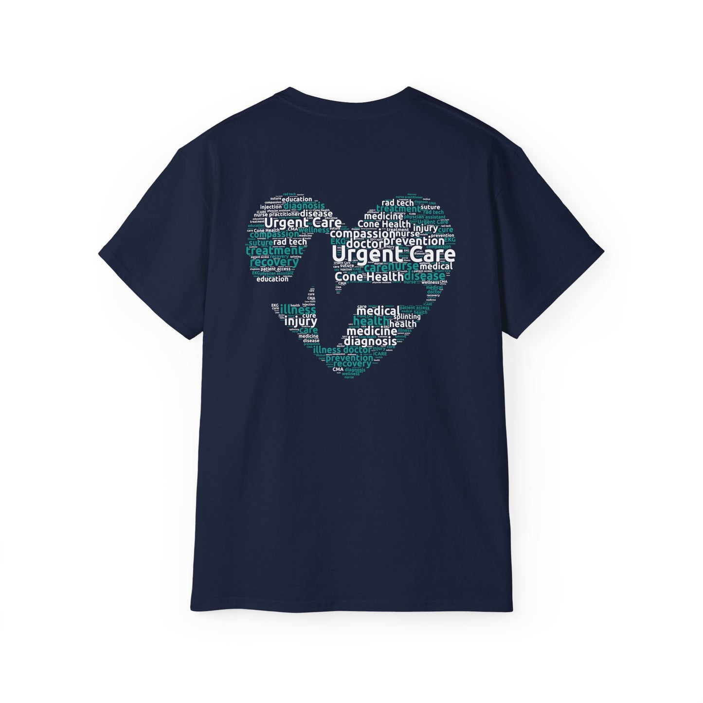 URGENT CARE (Word Heart) Short Sleeve T-Shirt